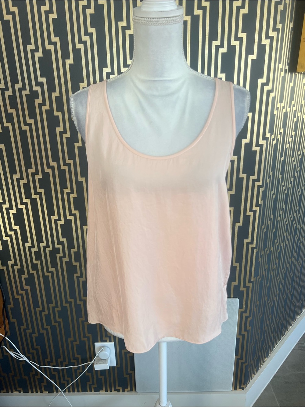 Vince Pale Scoop Neck Tank